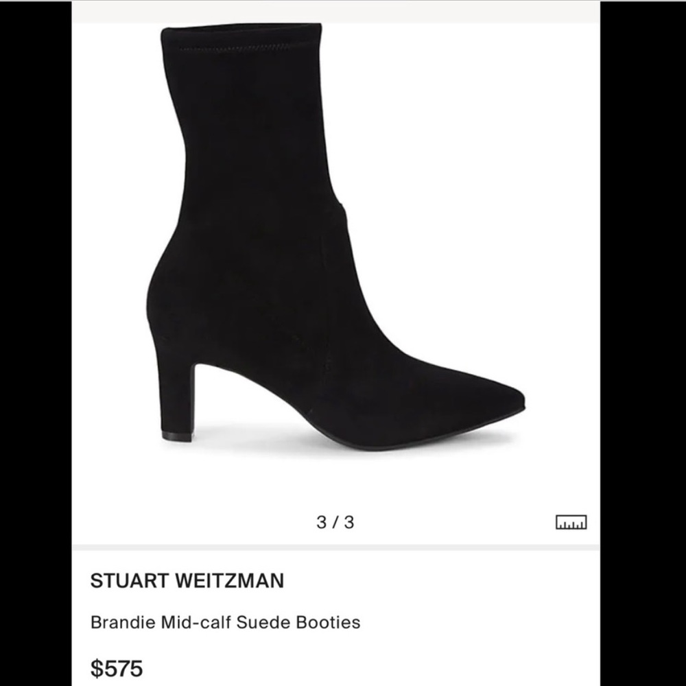 stuart weitzman brandie stretch-suede sock boots